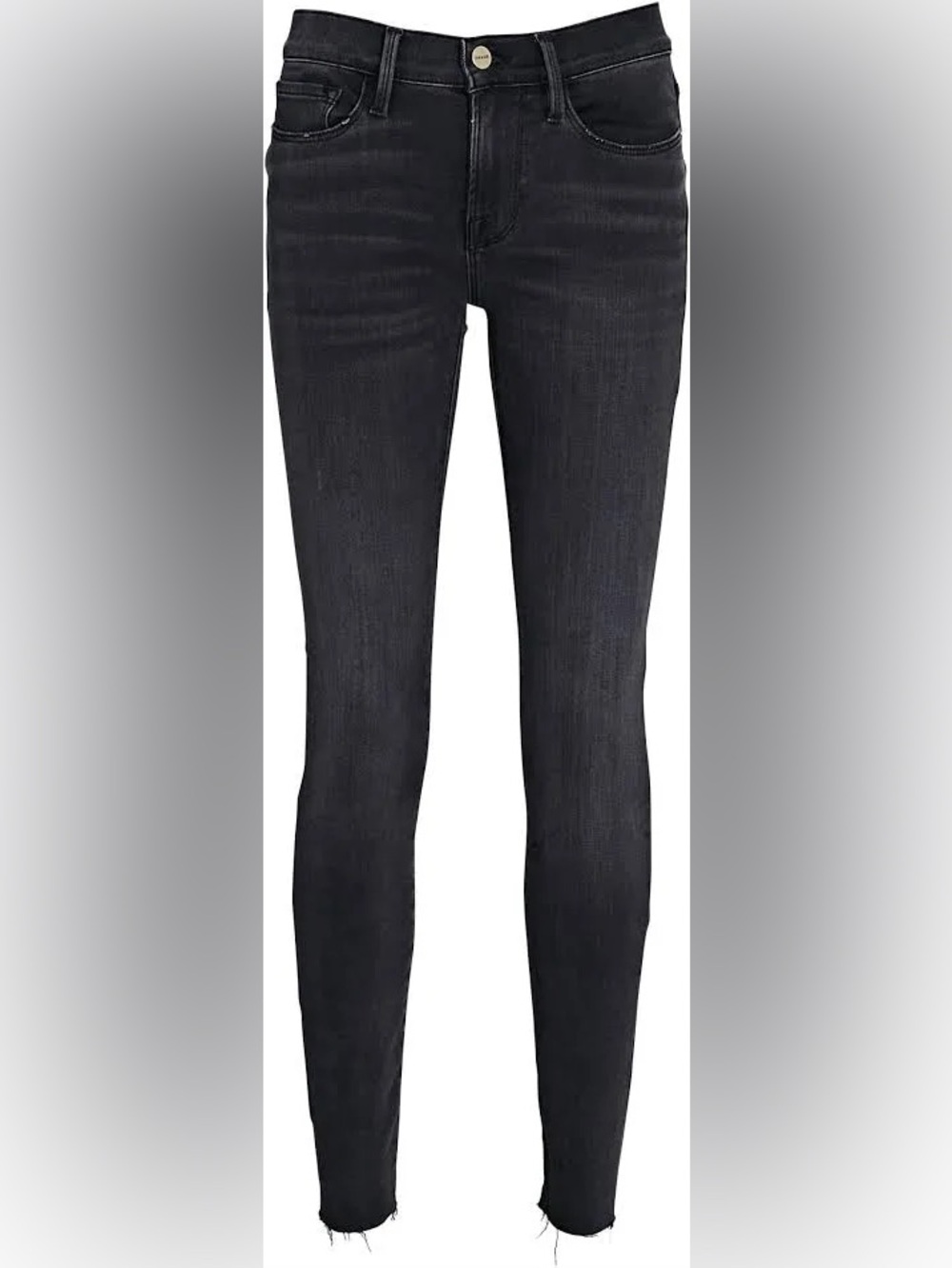 Frame Denim Le Skinny De Jeanne Jeans Cheyenne  - Mid Rise Skinny Fit (size 33)
